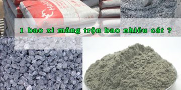 1 bao xi măng trộn bao nhiêu cát là đúng
