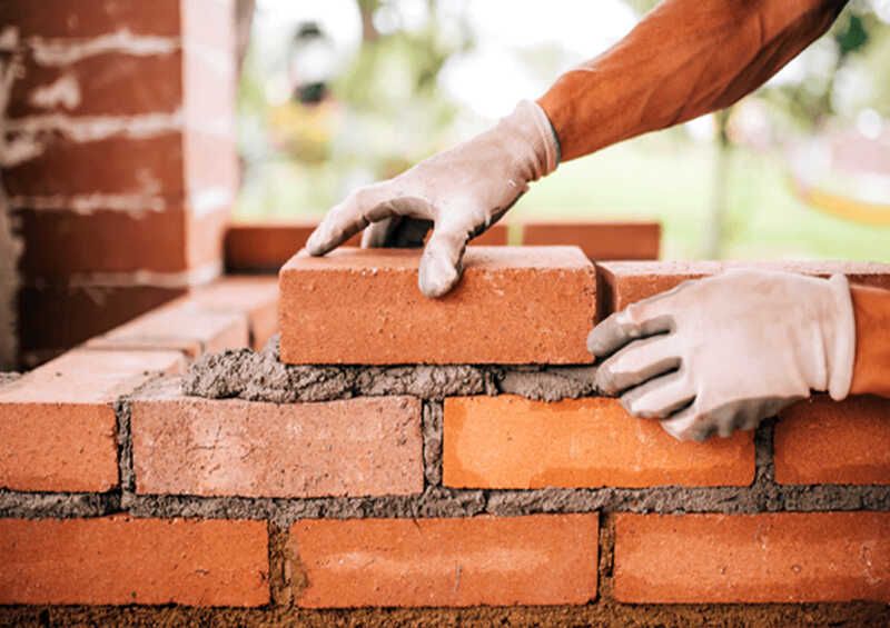 Ứng dụng cát xây tô xây dựng tường gạch