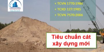 Tiêu chuẩn cát xây dựng mới nhất