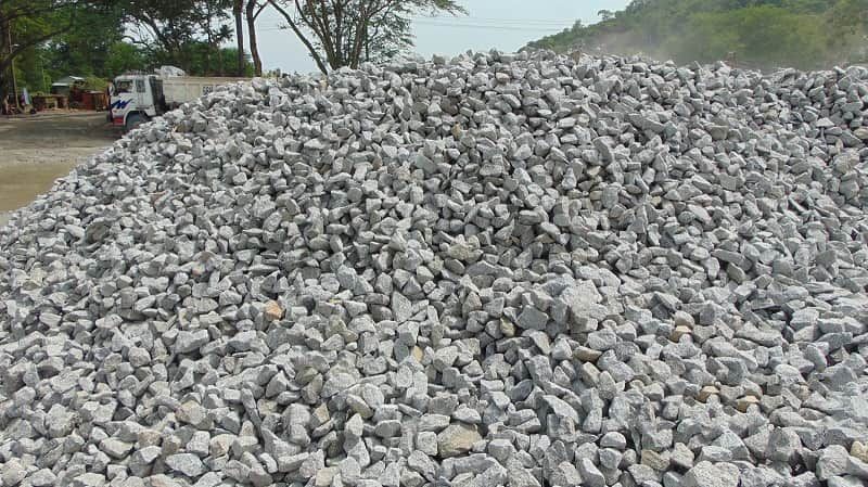 Đá 5x7 là lớp chịu tải chính nên cần chọn đúng kích thước