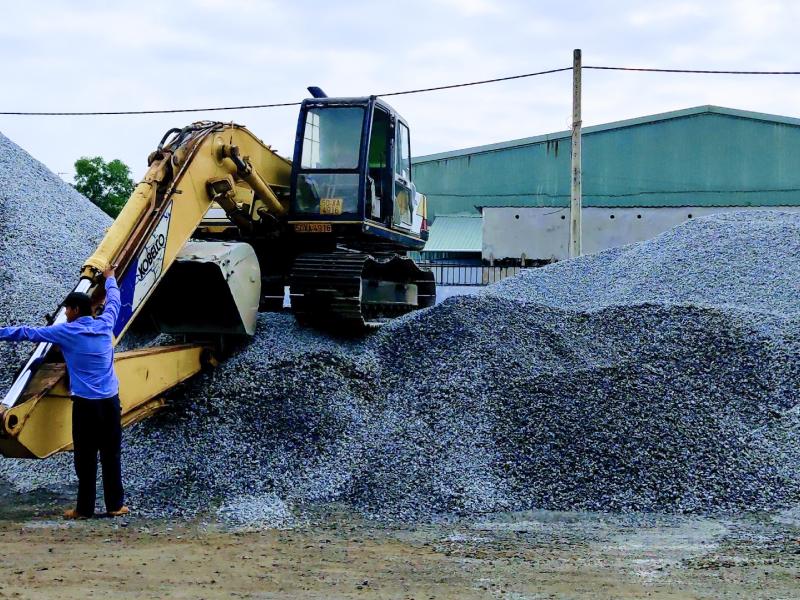 Giao đá 4x6 (150m³) công trình nền móng tại đường Lê Đức Thọ, phường 13, nhà thầu nhỏ 