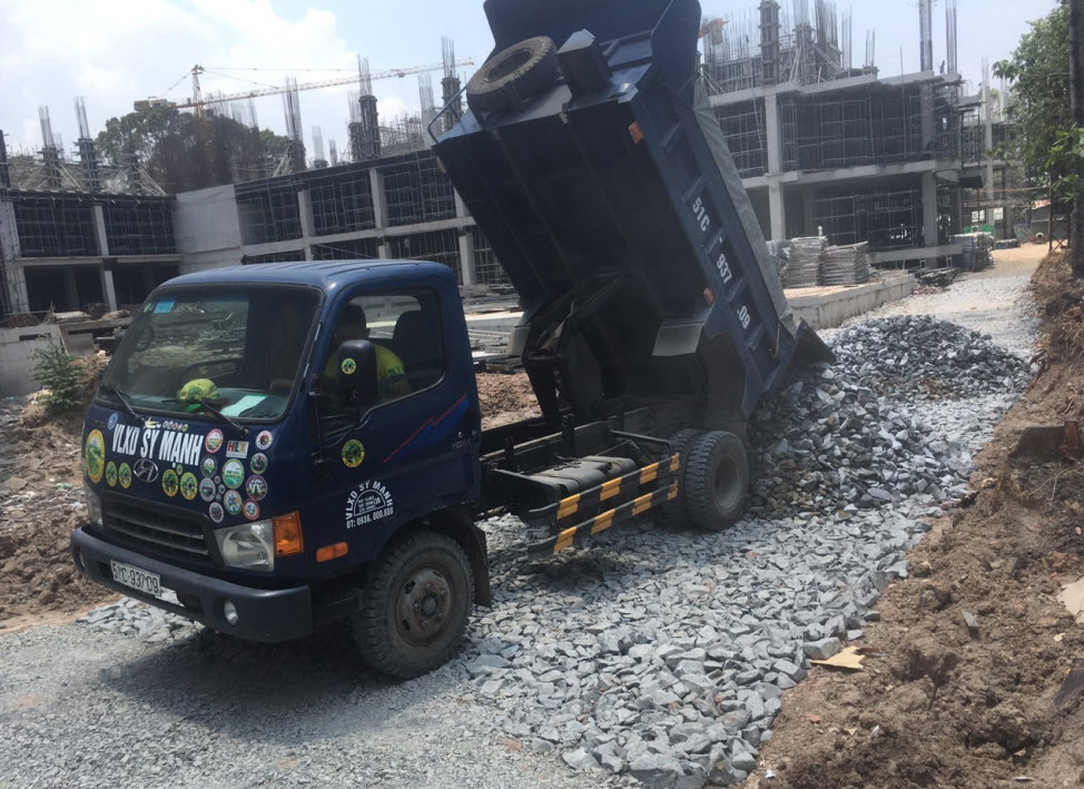 Vận chuyển nhanh chóng, số lượng lớn đến tận công trình