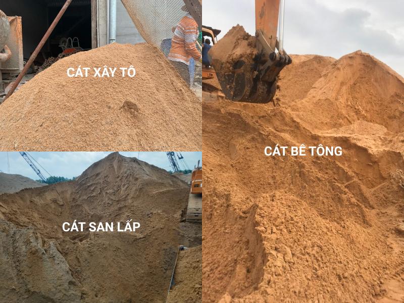 Các loại cát xây dựng phổ biến trên thị trường hiện nay 