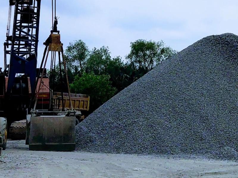 Giao đá 1x2 (170m³) thi công sàn bê tông cho thầu tại Nhuận Đức, Củ Chi