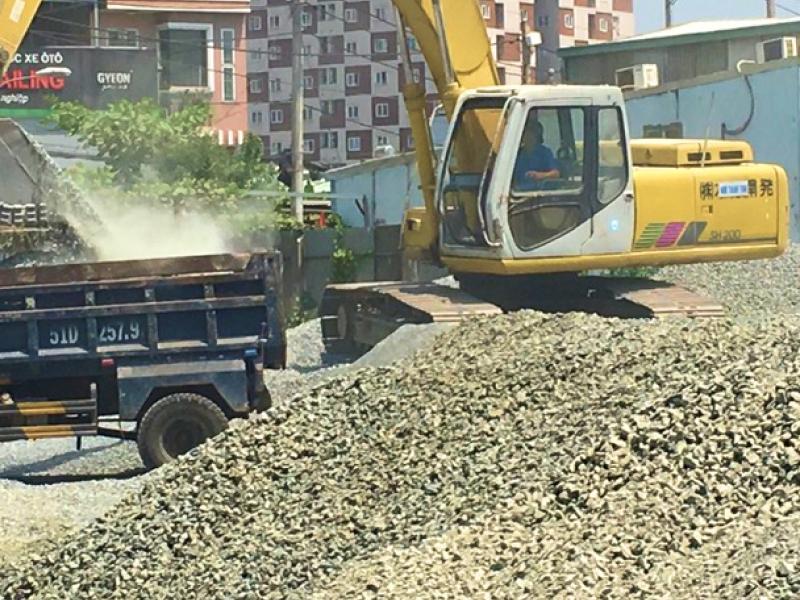 Giao đá 4x6 (210m³) công trình nền móng cho thầu tại Tân An Hội, Củ Chi